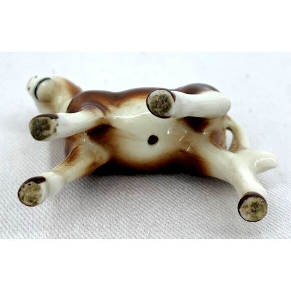 Bone China Miniature Horse Palomino Figurine 1.25" Vintage - Picture 7 of 7